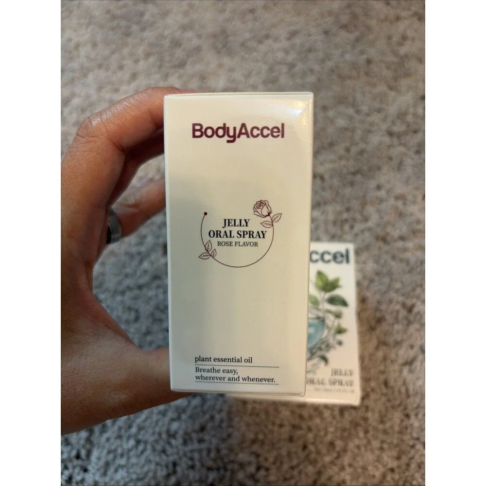 BodyAccel Jelly Mouth Freshener Cool Mint & Rose Flavor- Bundle x2